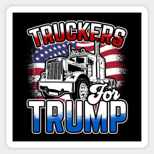 Big Rig Drivers Truckers for Trump Sticker